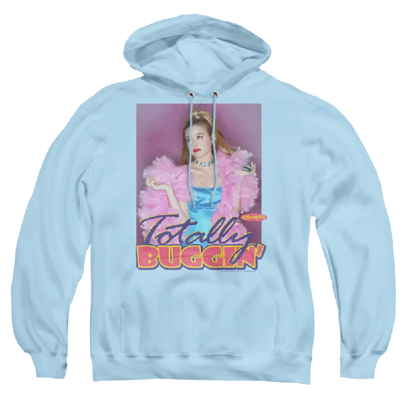 Clueless Totally Buggin - Pullover Hoodie Halter Neck Top