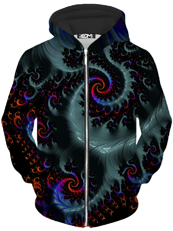 Eon Unisex Zip-Up Hoodie Hoodie with Zipper Placket Modern Functional