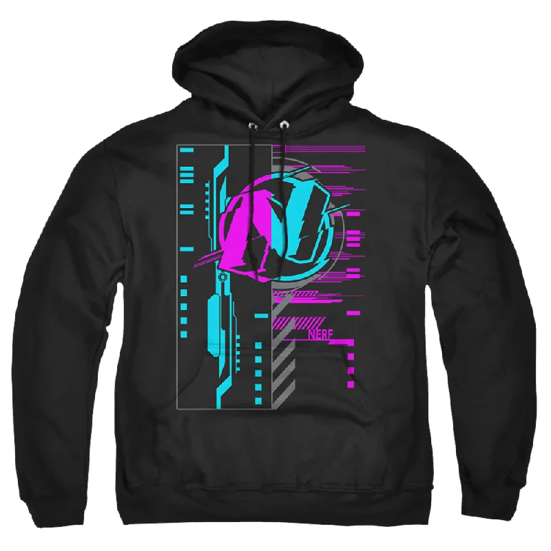 Nerf Cyber - Pullover Hoodie Bardot Neck Top