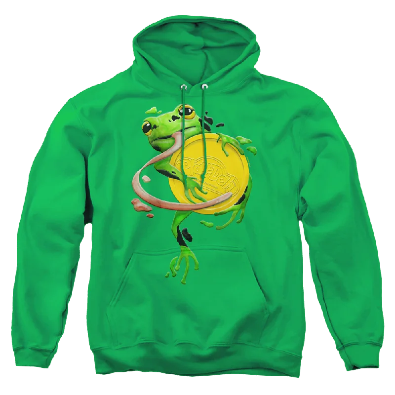 Play-doh Frog Hugging Lid - Pullover Hoodie Crew Neck Wool