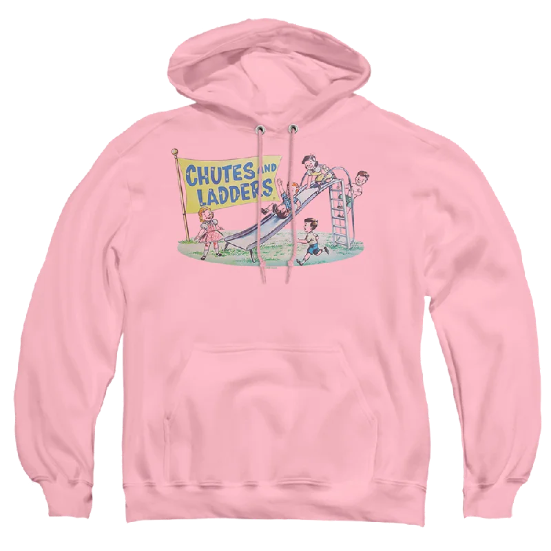 Chutes and Ladders Old School - Pullover Hoodie Sabrina Neck Pullover