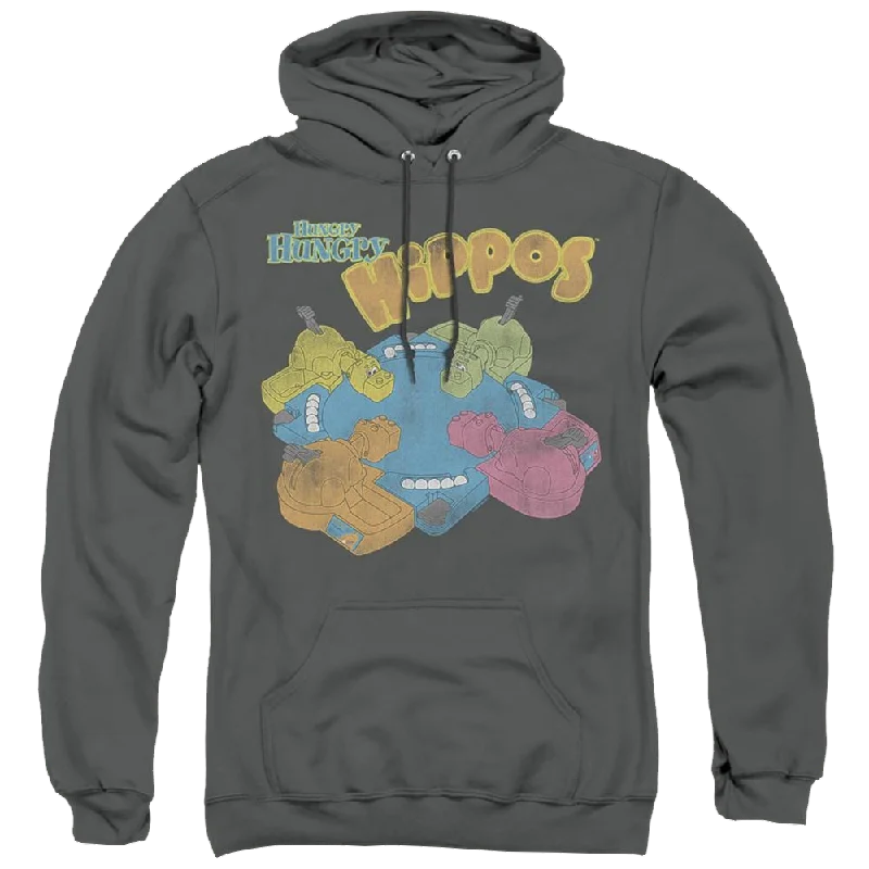 Hungry Hungry Hippos Ready To Play - Pullover Hoodie One Shoulder Top
