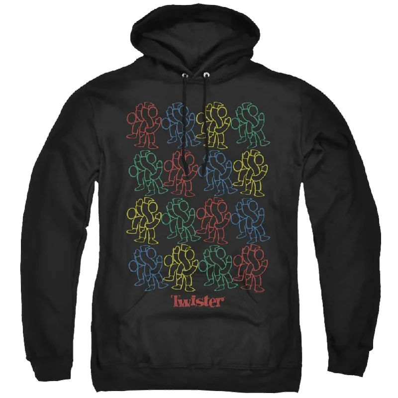 Hasbro Twister Retro Fashion Icon - Pullover Hoodie Chenille Soft Sweater