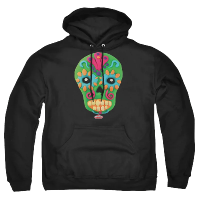 Play-doh Sugar Skull - Pullover Hoodie Open Front Cardigan