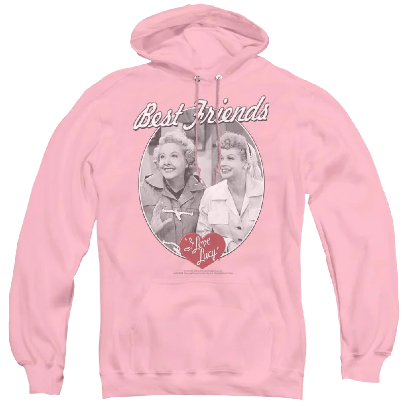 I Love Lucy Best Friends - Pullover Hoodie Ruffle Neck Pullover