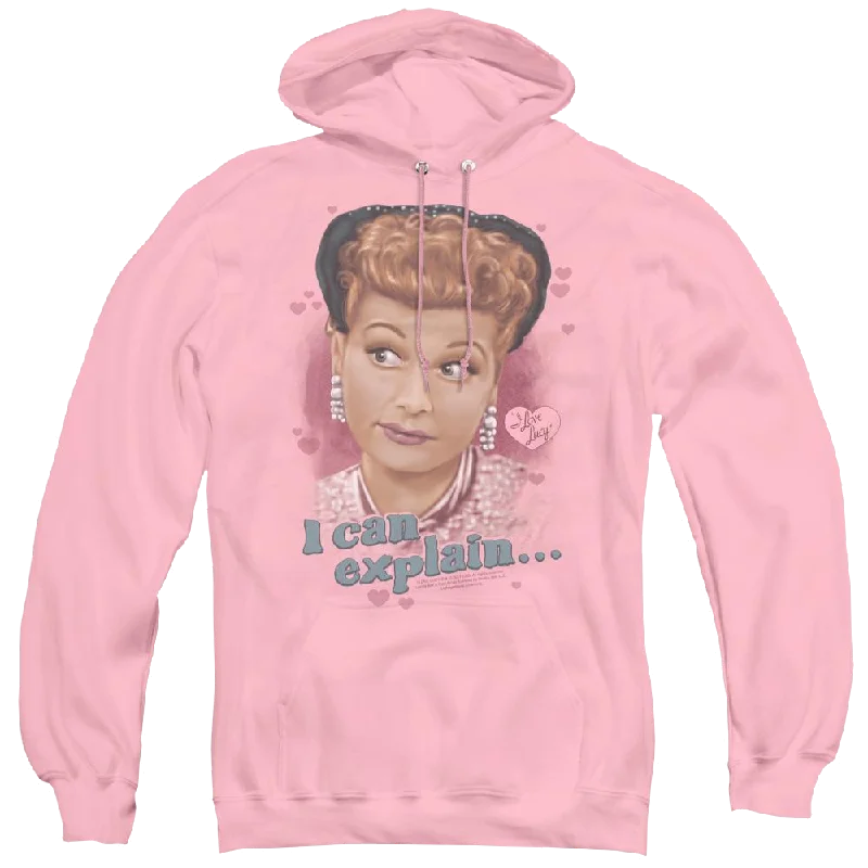 I Love Lucy I Can Explain - Pullover Hoodie Turtleneck Warm Pullover
