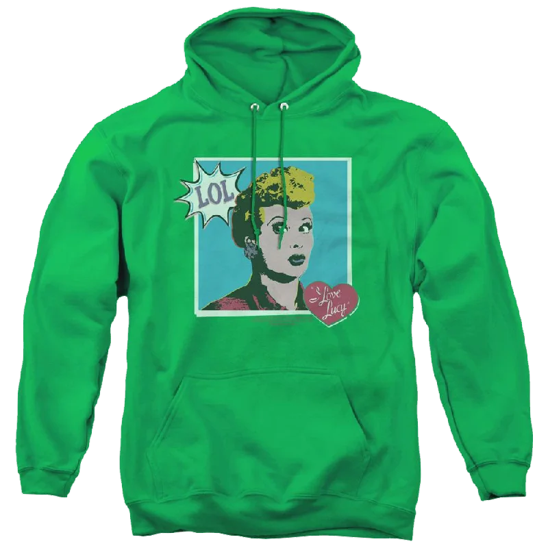 I Love Lucy I Love Worhol Lol - Pullover Hoodie Shawl Collar Sweater