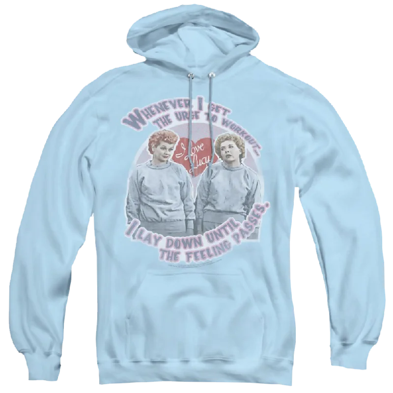 I Love Lucy Lucys Workout - Pullover Hoodie Turtleneck Warm Pullover