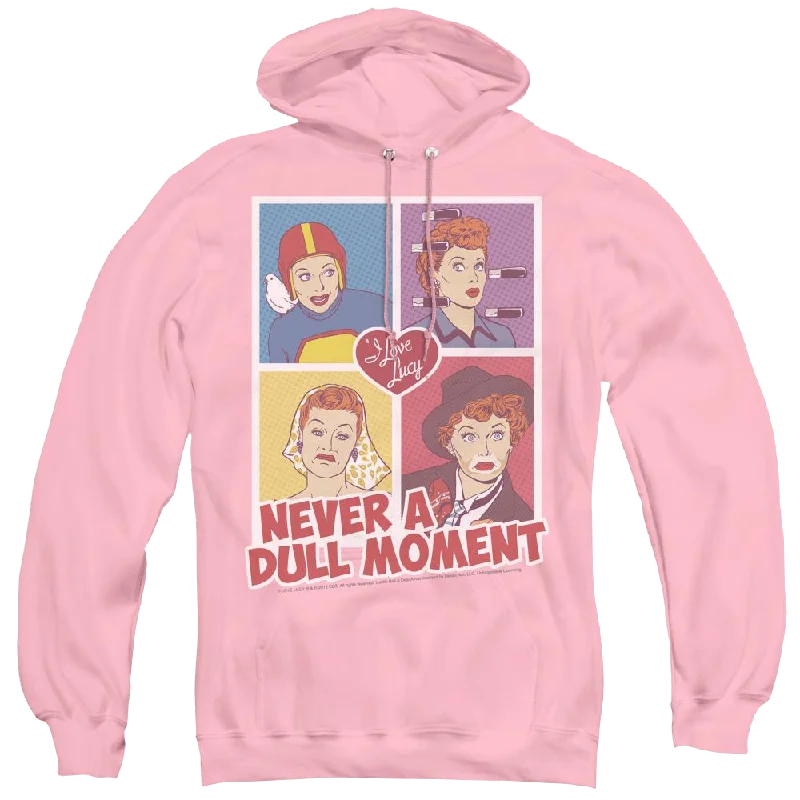 I Love Lucy Panels - Pullover Hoodie Sabrina Neck Pullover