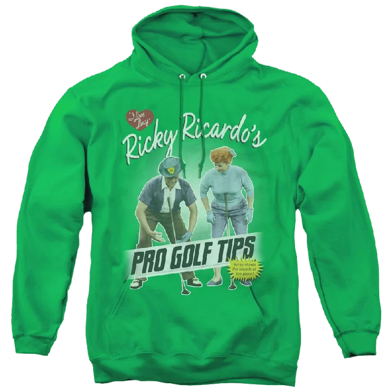 I Love Lucy Pro Golf Tips - Pullover Hoodie Chunky Knit Pullover