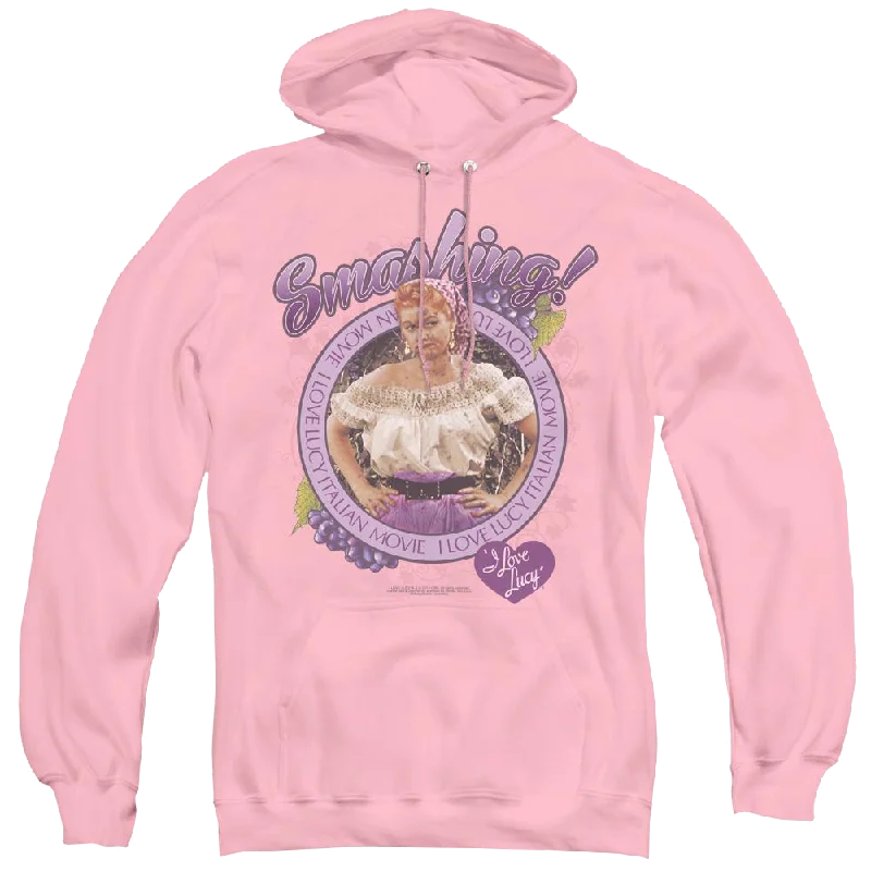 I Love Lucy Smashing - Pullover Hoodie Peter Pan Collar