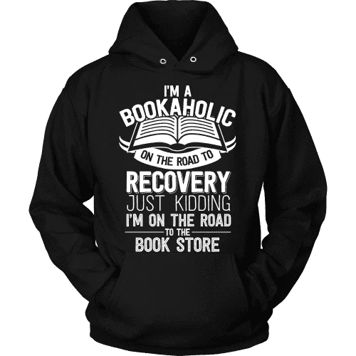 I'm a Bookaholic Hoodie Hoodie with Tie-Dye Psychedelic Retro