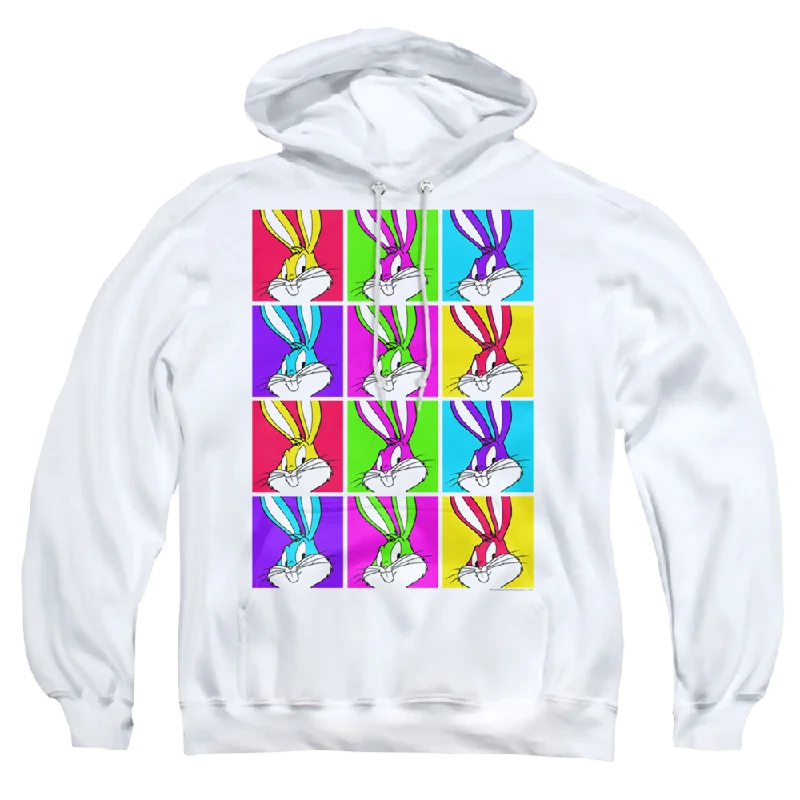 Looney Tunes Bugs Tiles - Pullover Hoodie Cowl Neck Pullover