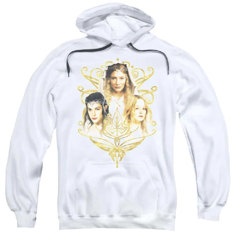 Lord Of The Rings Trilogy, The Women Of Middle Earth - Pullover Hoodie Kimono Neck Pullover