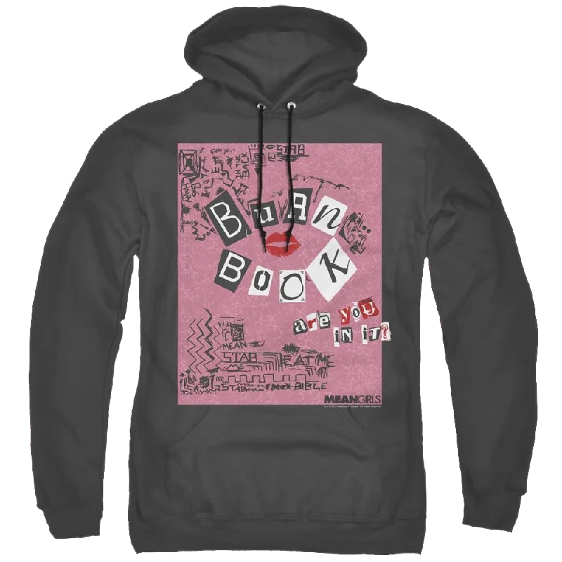 Mean Girls Burn Book - Pullover Hoodie Oblong Neck Pullover