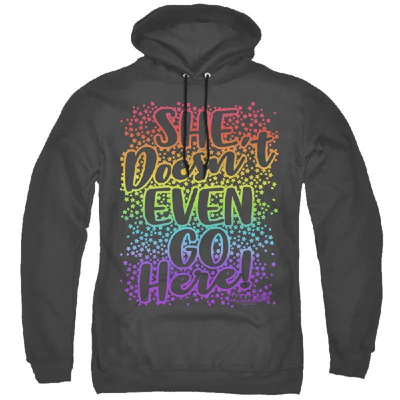 Mean Girls Doesn'T Go Here - Pullover Hoodie Lapel Neck Sweater