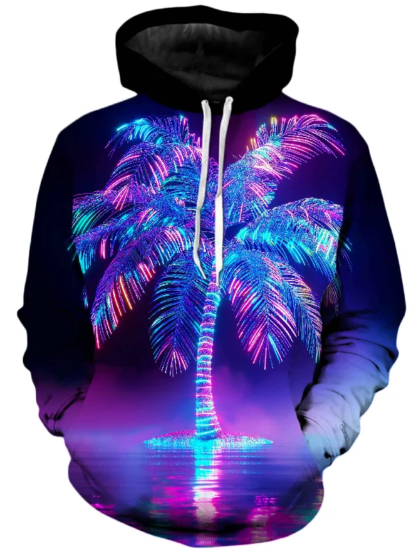 Moon Lit Unisex Hoodie Hoodie with Illustration Artistic Creative