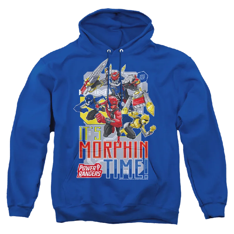 Power Rangers Morphin Time - Pullover Hoodie Bateau Neck Pullover