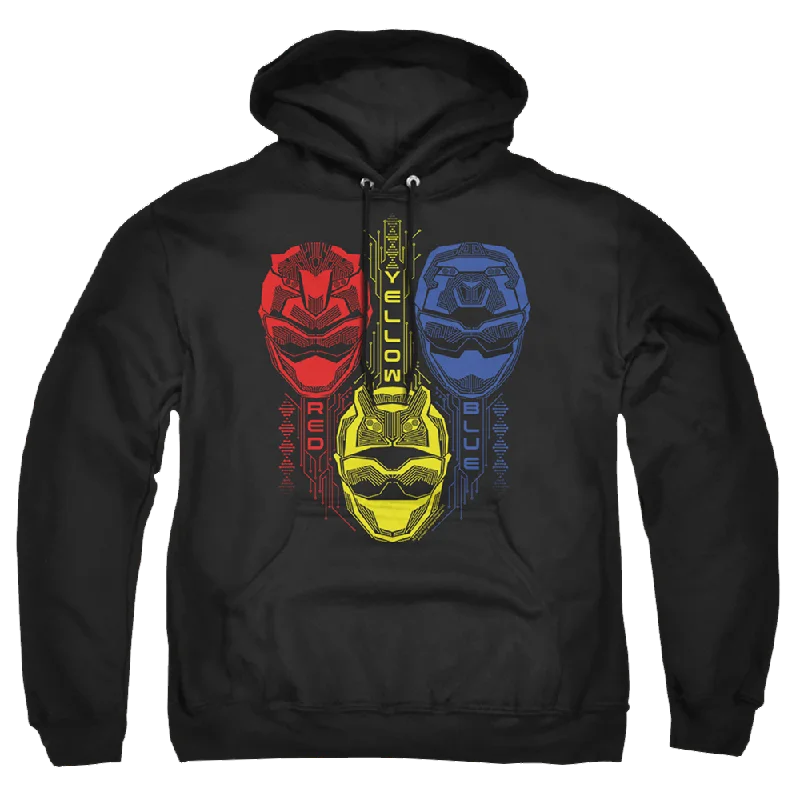 Power Rangers Red Yellow Blue - Pullover Hoodie Boat Neck Sweater