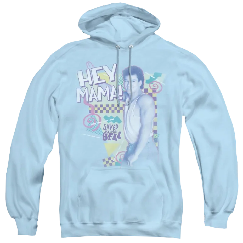 Saved By The Bell Hey Mama - Pullover Hoodie Boat Neck Sweater