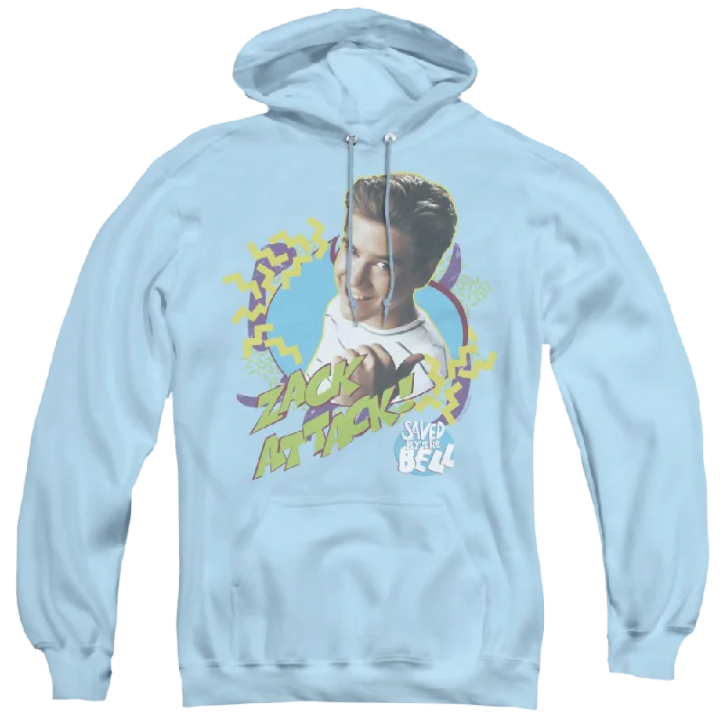 Saved By The Bell Zack Attack - Pullover Hoodie Fitted Ribbed Sweater