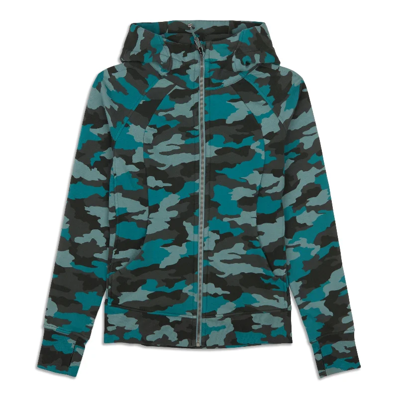 Scuba Full-Zip Hoodie - Resale Hoodie with Mesh Breathable Sporty