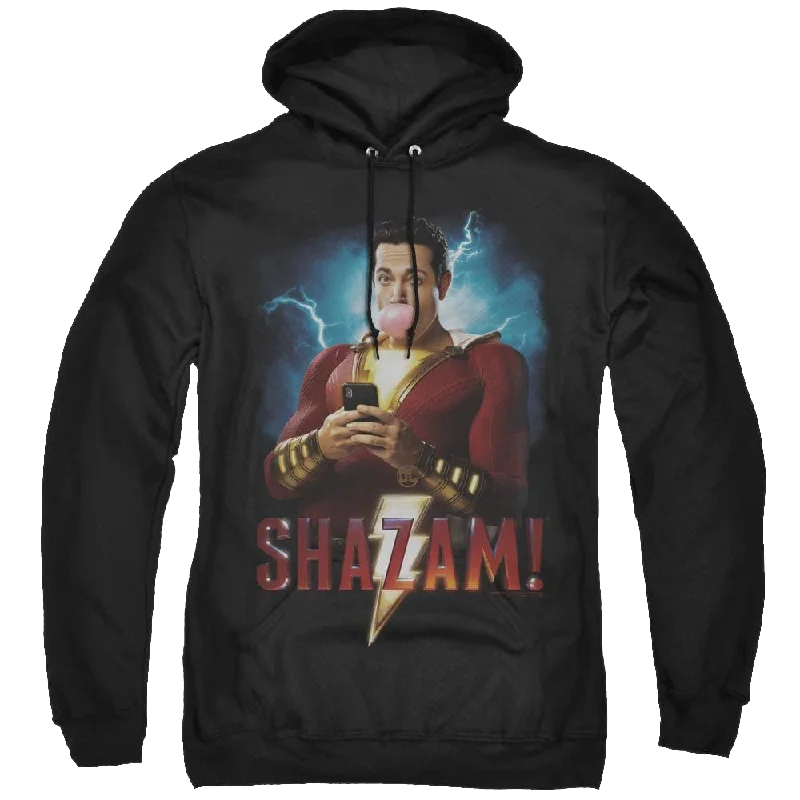 Shazam Movie Blowing Up - Pullover Hoodie dolman Sleeve Top