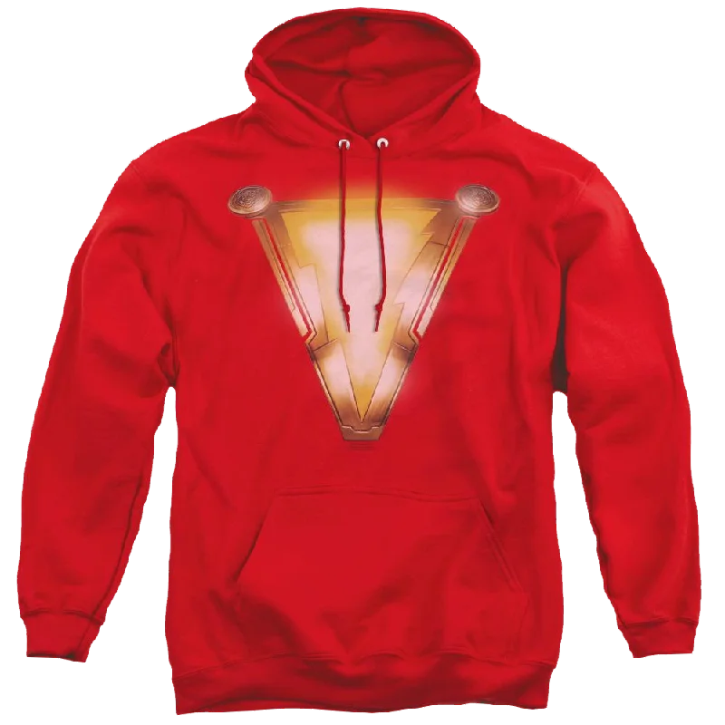Shazam Movie Bolt - Pullover Hoodie Elbow Length Sleeve