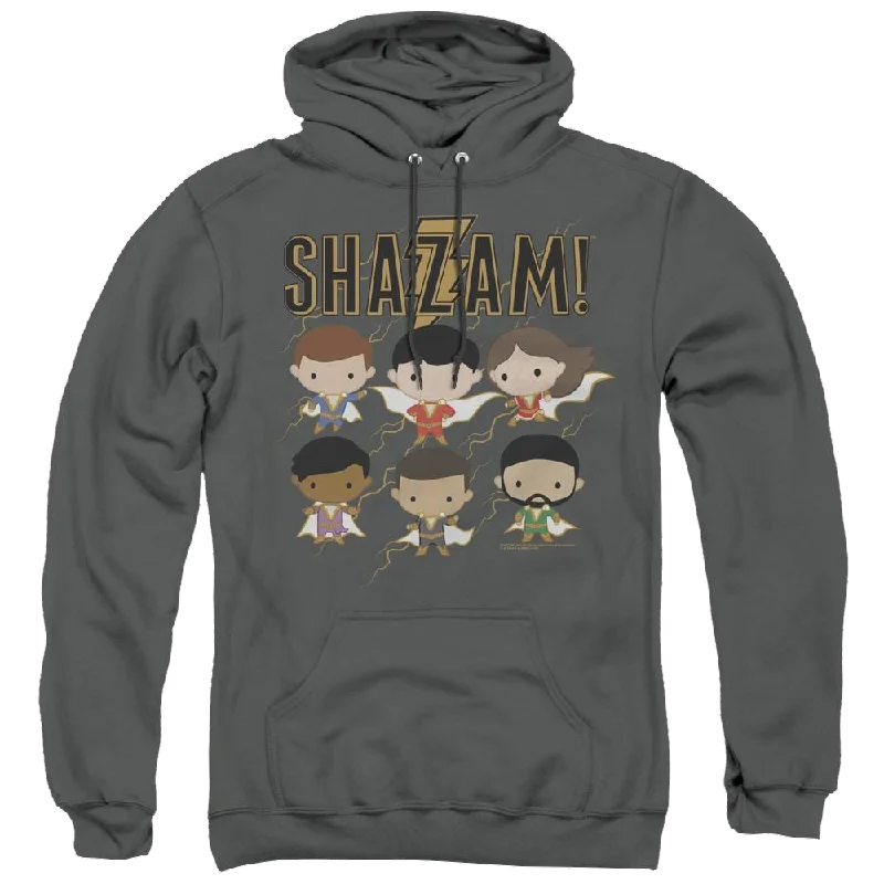 Shazam Movie Chibi Group - Pullover Hoodie Box Sleeve Comfort