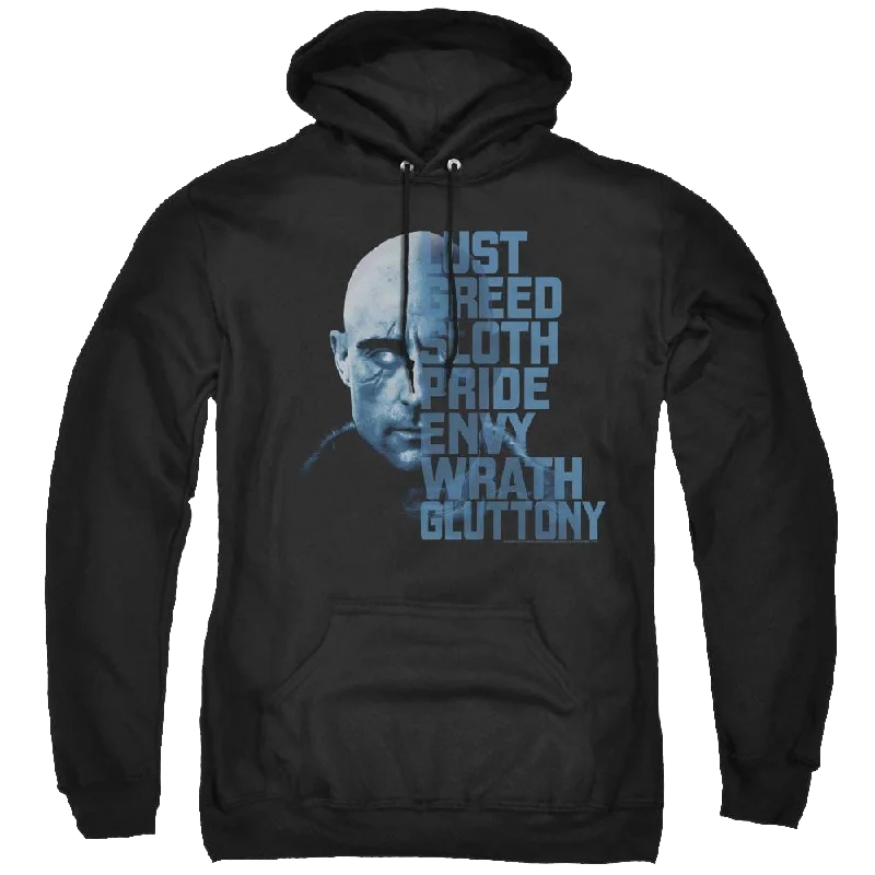 Shazam Movie Evil Sivana - Pullover Hoodie Cold Shoulder Design