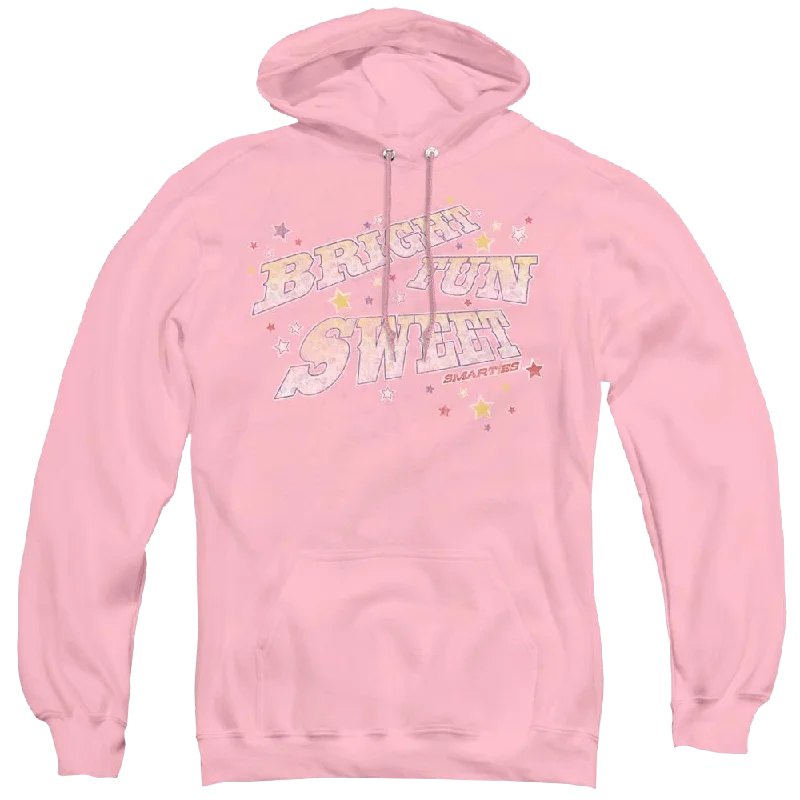 Smarties Bright Fun Sweet - Pullover Hoodie Sheath Sleeve Elegant