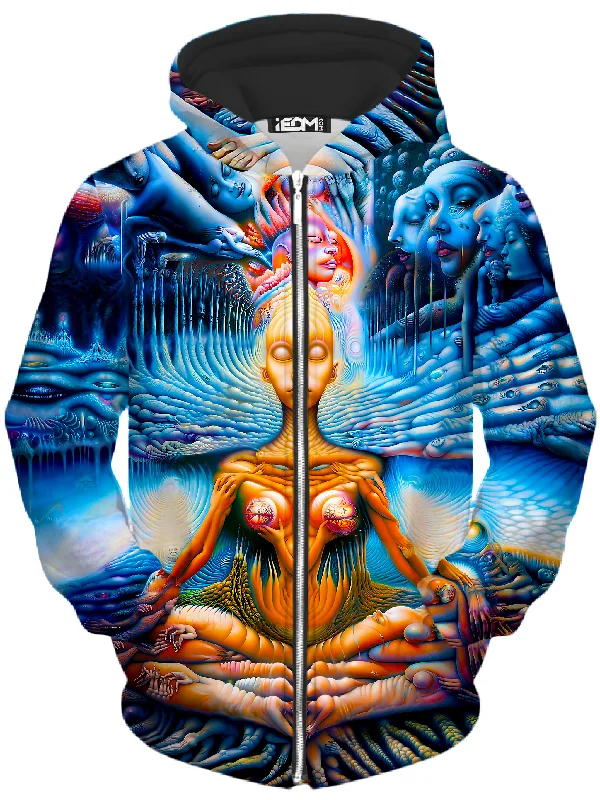 Spirit Guides Unisex Zip-Up Hoodie Hoodie Dress Longline Feminine