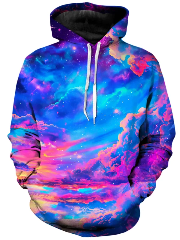 Storybook Sky Unisex Hoodie Hoodie with Ribbed Hem Stretchable Secure