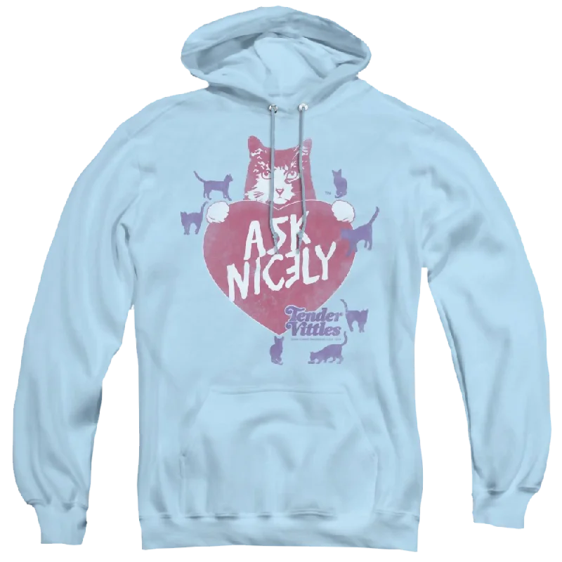 Tender Vittles Nicely - Pullover Hoodie Slit Sleeve Stylish
