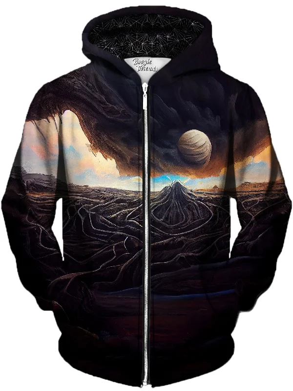 Thrills Of Childhood Unisex Zip-Up Hoodie Hoodie with Rolled Sleeves Casual Relaxed