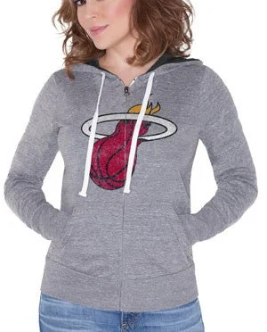 Touch by Alyssa Milano Miami HEAT Ladies Teagan Hoodie Hoodie with Bell Sleeves Flared Feminine Touch by Alyssa Milano Miami HEAT Ladies Teagan Hoodie Hoodie with Bell Sleeves Flared Feminine