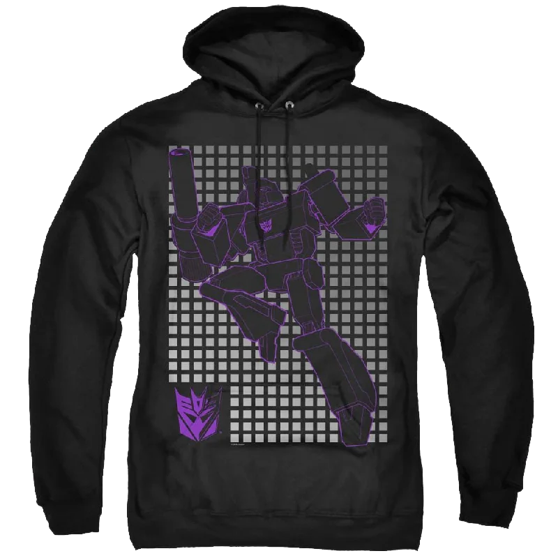 Transformers Megatron Grid - Pullover Hoodie Thin Wool Pullover