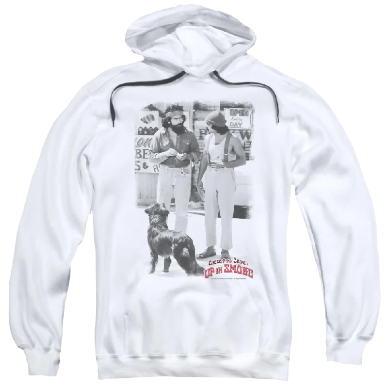 Up In Smoke Square - Pullover Hoodie Shawl Collar Sweater