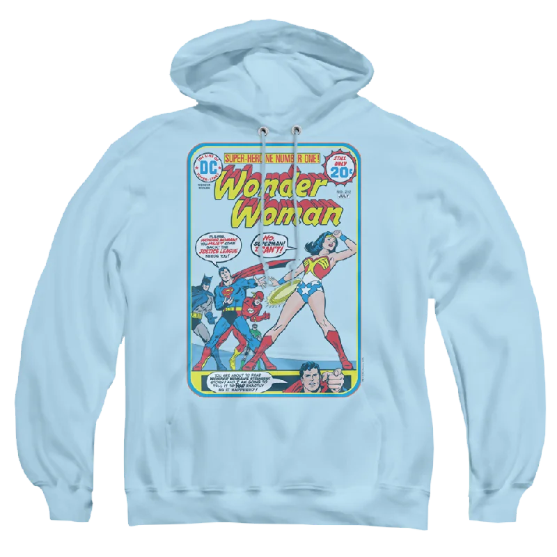 Wonder Woman Ww #212 Cover - Pullover Hoodie Gathered Sleeve Pullover