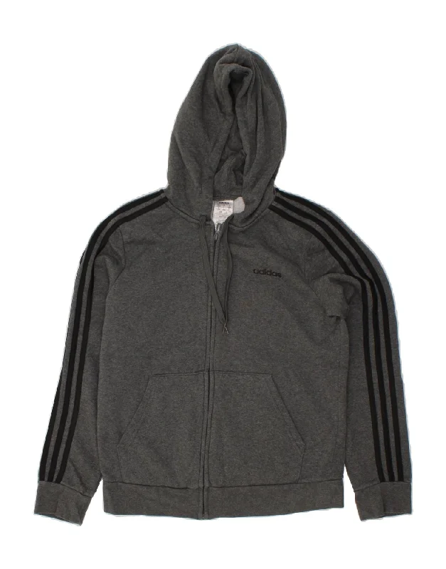 ADIDAS Womens Zip Hoodie Sweater UK 16/18 Large Grey Cotton Mesh Fabric Canvas Fabric Denim Fabric ADIDAS Womens Zip Hoodie Sweater UK 16/18 Large Grey Cotton Mesh Fabric Canvas Fabric Denim Fabric