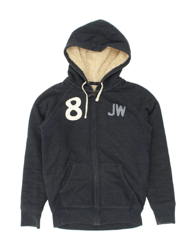 JACK WILLS Mens Graphic Zip Hoodie Sweater Small Navy Blue Cotton Sweater Knitwear Pullover JACK WILLS Mens Graphic Zip Hoodie Sweater Small Navy Blue Cotton Sweater Knitwear Pullover