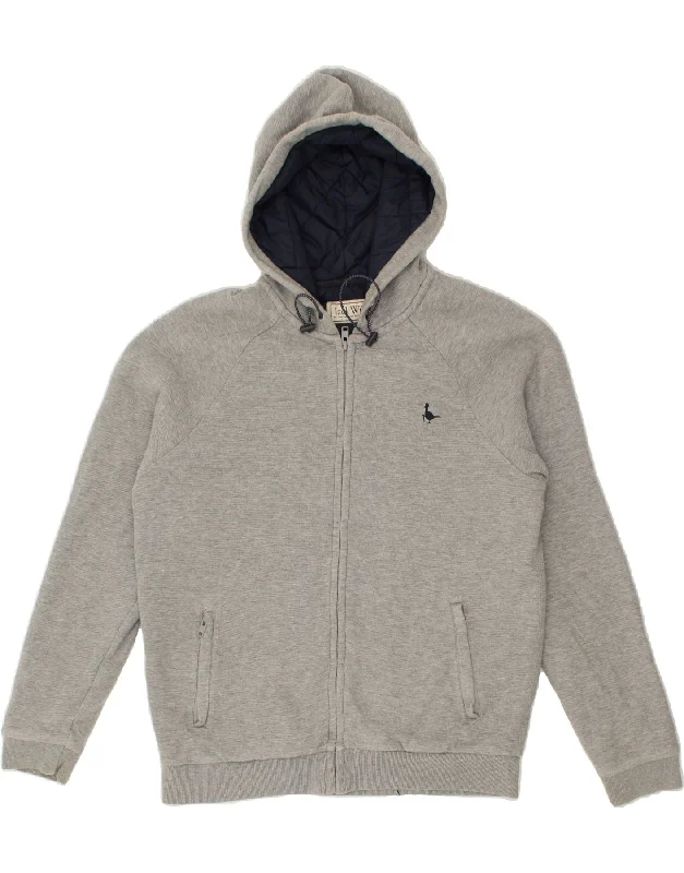 JACK WILLS Mens Zip Hoodie Sweater Medium Grey Cotton Iron Safe Non-Iron Wrinkle Free JACK WILLS Mens Zip Hoodie Sweater Medium Grey Cotton Iron Safe Non-Iron Wrinkle Free
