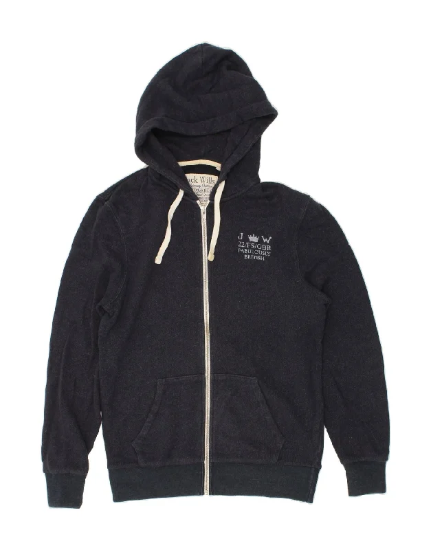 JACK WILLS Mens Zip Hoodie Sweater Medium Navy Blue Cotton Iron Safe Non-Iron Wrinkle Free JACK WILLS Mens Zip Hoodie Sweater Medium Navy Blue Cotton Iron Safe Non-Iron Wrinkle Free