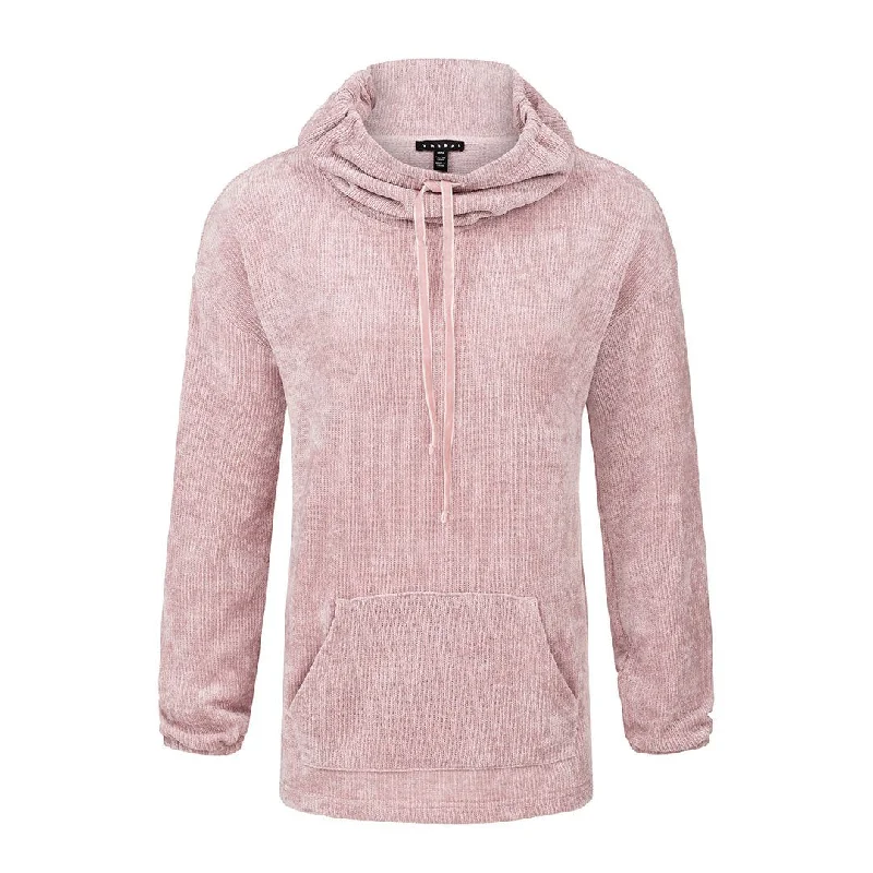 Tribal Funnel Neck Chenille Pink Womens Sweater Mesh Blend Leather Blend Suede Blend Tribal Funnel Neck Chenille Pink Womens Sweater Mesh Blend Leather Blend Suede Blend