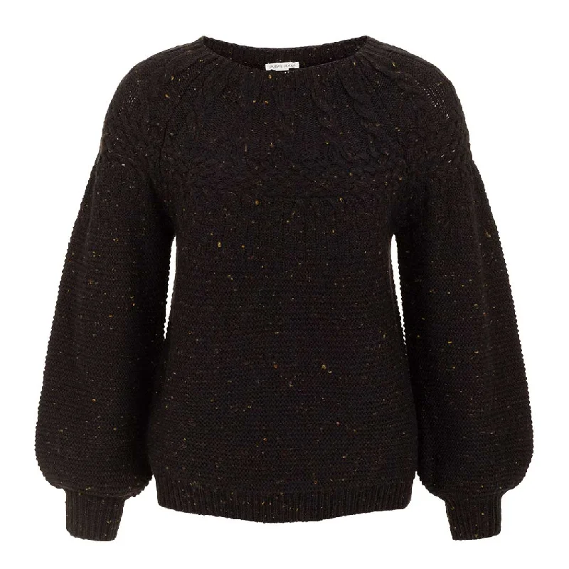 Tribal Women's Crew Neck Cable Sweater Stylish Fashionable Trendy