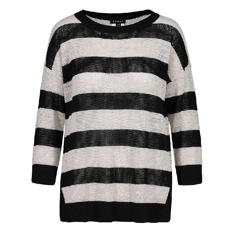 Tribal Women's Striped Knit Sweater Plaid Sweater Polka Dot Checkered