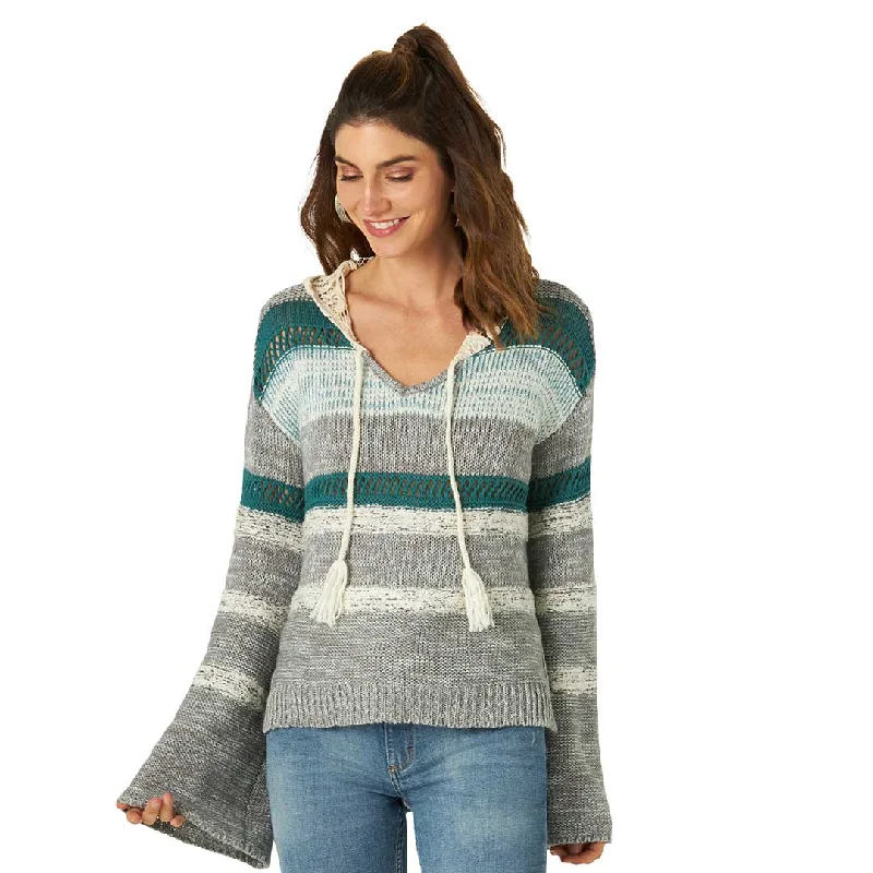 Wrangler Women's Retro Western Vintage Sweater Slim Fit Regular Fit Oversized