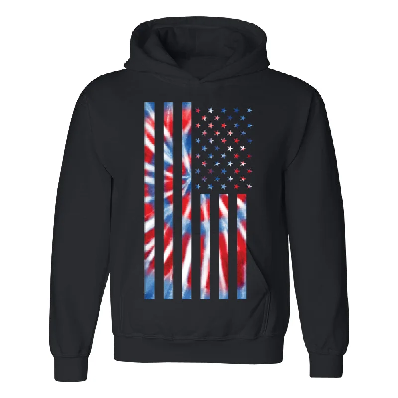 Zexpa Apparelâ„¢ Patriotic Tie Dye American Flag Unisex Hoodie 4th of July USA Sweater Casual Formal Business Zexpa Apparelâ„¢ Patriotic Tie Dye American Flag Unisex Hoodie 4th of July USA Sweater Casual Formal Business