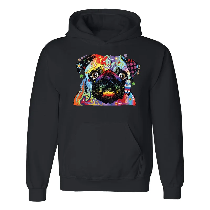 Zexpa Apparelâ„¢ Official Dean Russo Colorful Pug Unisex Hoodie Neon Cute Dog Sweater Bright Pastel Dark Zexpa Apparelâ„¢ Official Dean Russo Colorful Pug Unisex Hoodie Neon Cute Dog Sweater Bright Pastel Dark