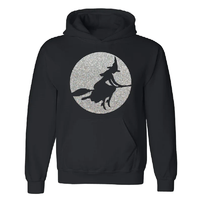 Zexpa Apparel™ Full Moon Witch Sillouette Unisex Hoodie Halloween Costume Sweater Welt Pockets Slit Pockets Flap Pockets Zexpa Apparel™ Full Moon Witch Sillouette Unisex Hoodie Halloween Costume Sweater Welt Pockets Slit Pockets Flap Pockets